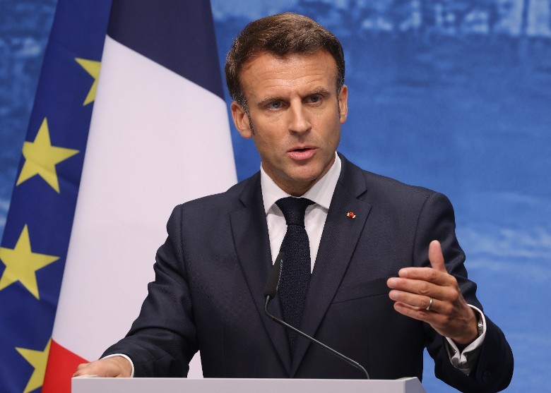 法國總統馬克龍籲國民大減10%能源用量。