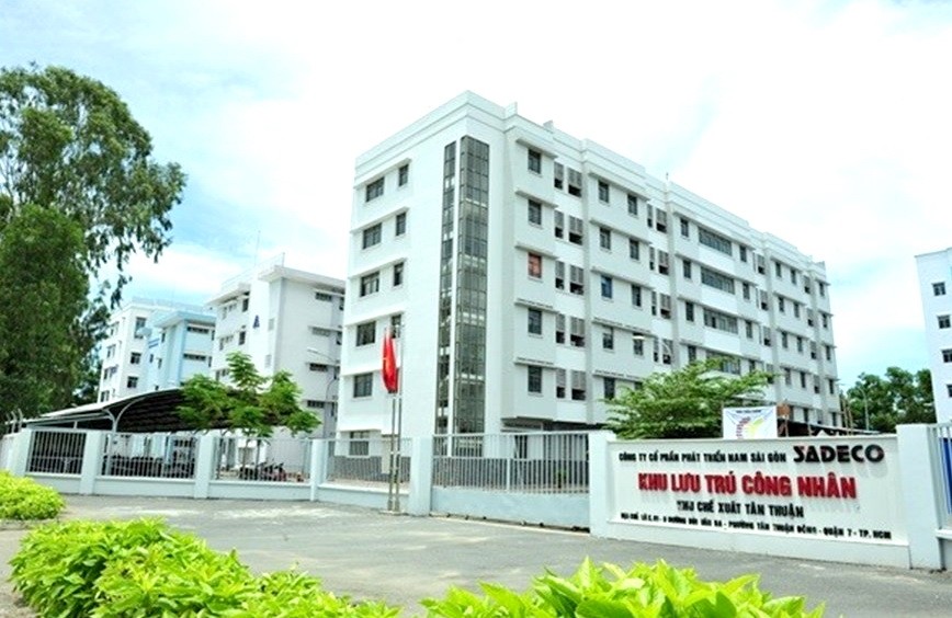 新順加工出口區的工人宿舍區。