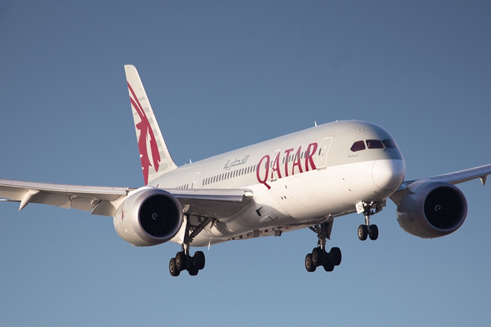 卡塔爾航空蟬聯第1位。Twitter圖片