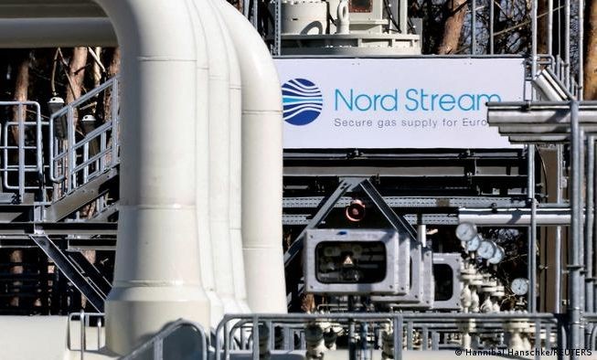 “北溪-1”天然氣管道。（圖：路透社）