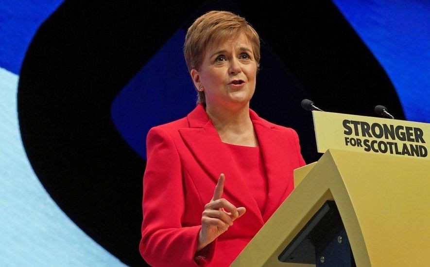 英國蘇格蘭地方政府首席大臣妮古拉‧斯特金。（圖：互聯網）