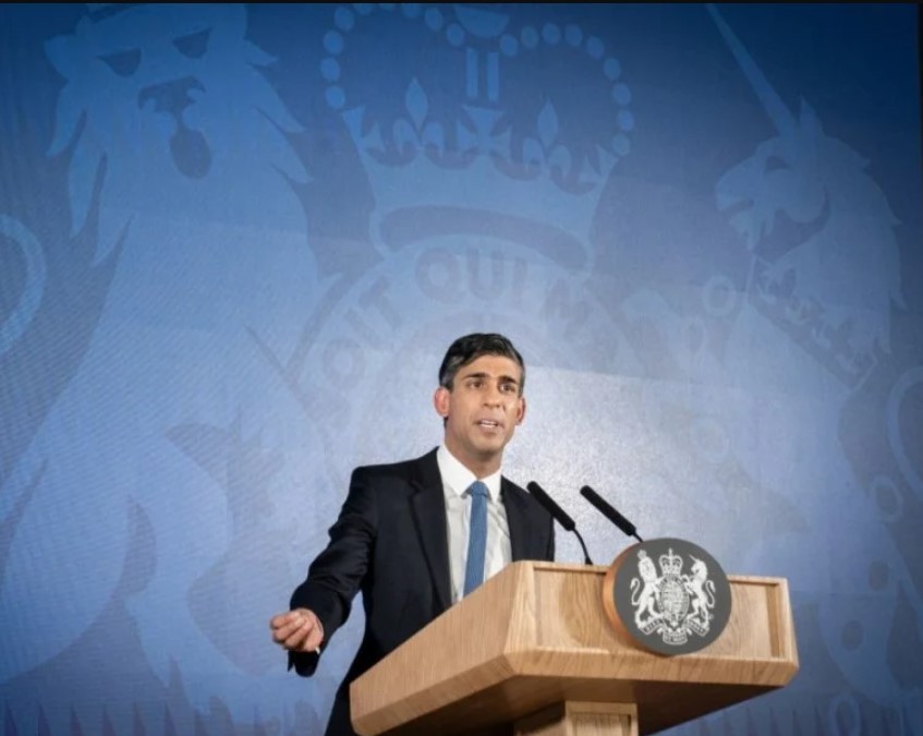 英首相发表今年重要政策演讲。