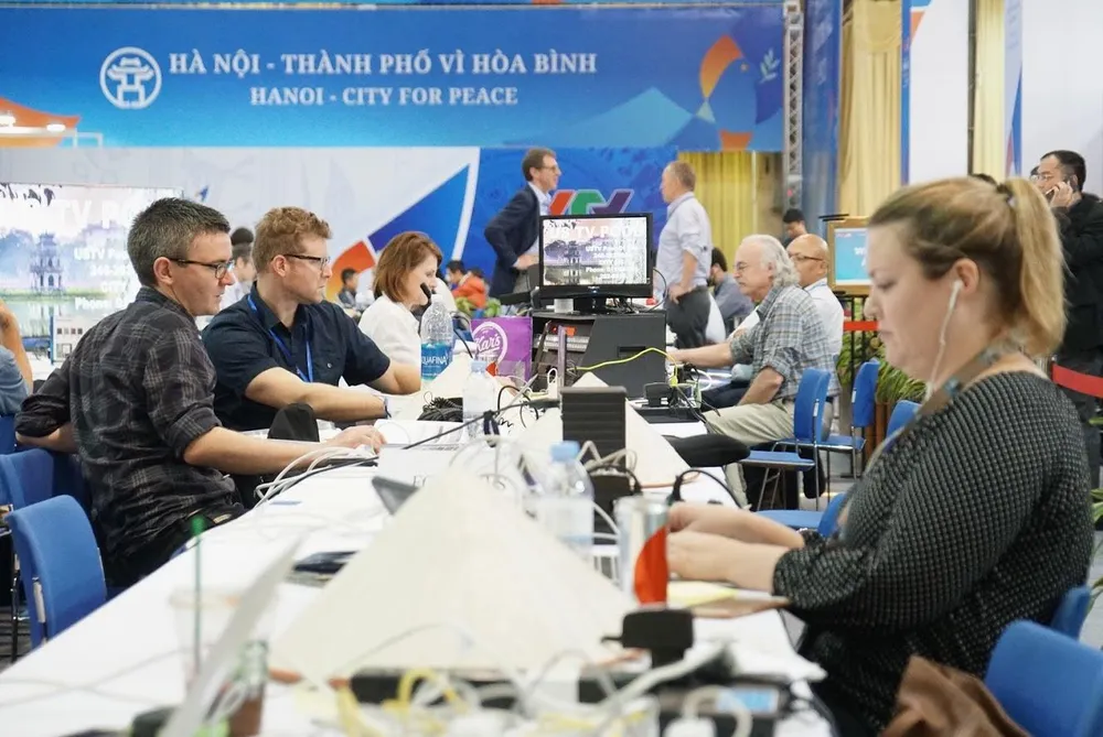 Điều gì đang diễn ra ở Trung tâm Báo chí quốc tế? ảnh 7