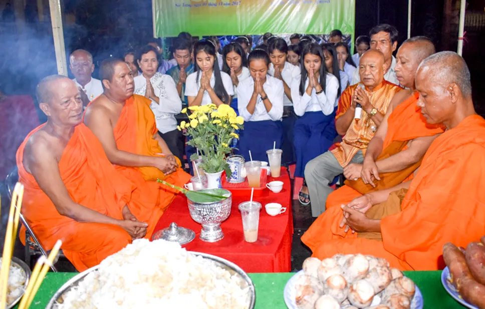 Độc đáo lễ cúng trăng của đồng bào Khmer ảnh 1