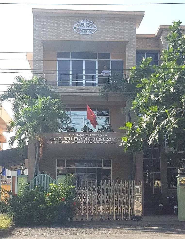 Công an khám xét Cảng vụ Hàng hải Mỹ Tho ảnh 1