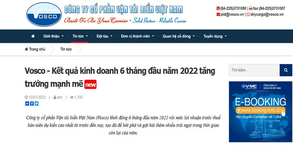 Báo lãi bán niên cao kỷ lục, VOSCO vẫn chưa thoát khỏi vòng xoáy bấp bênh ảnh 1