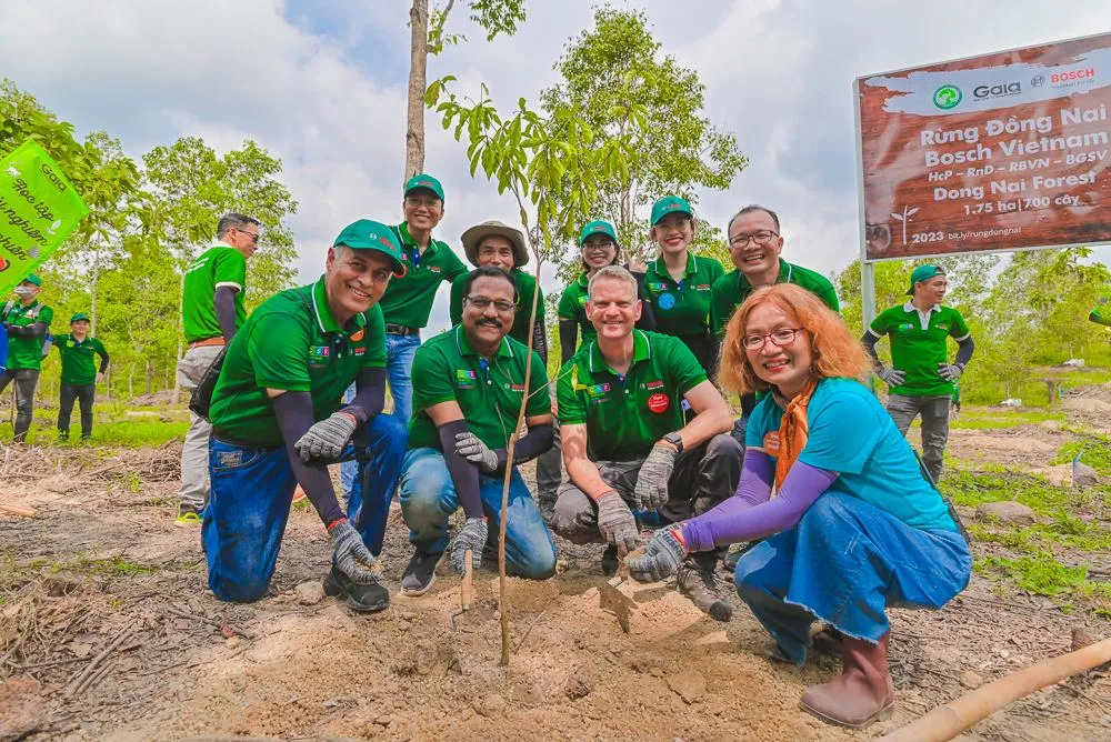 Chương trình trồng rừng ở tỉnh Đồng Nai nhằm góp phần bảo vệ đa dạng sinh học, ứng phó với biến đổi khí hậu và hướng tới xây dựng một tương lai “Sống hài hòa với thiên nhiên” vào năm 2050