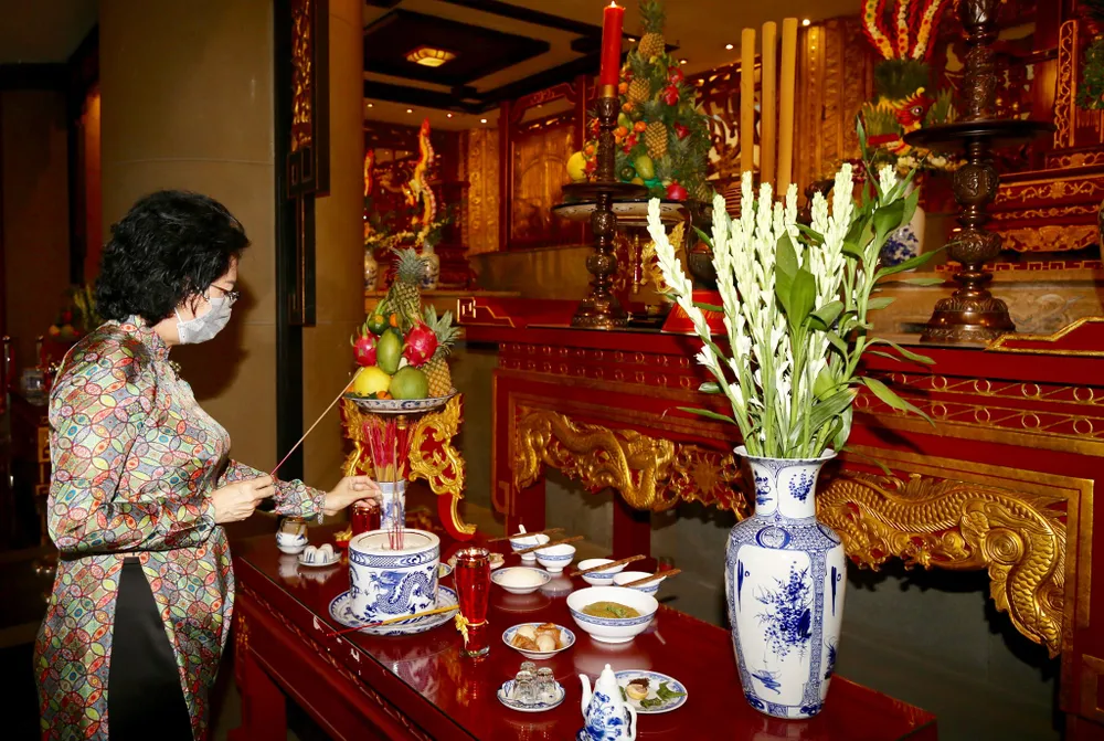 Lãnh đạo TPHCM dâng hương Giỗ Tổ Hùng Vương năm Canh Tý 2020 ảnh 5
