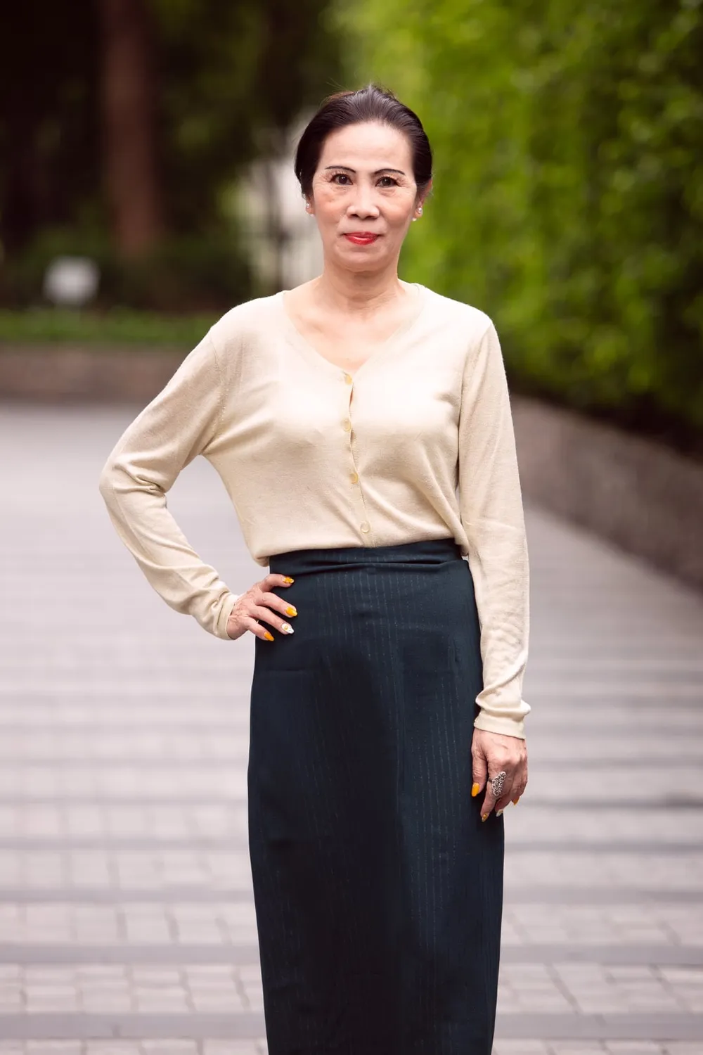 Hoa hậu Đỗ Mỹ Linh, Tiểu Vy thanh lịch tại sơ khảo Hoa hậu Việt Nam 2020 ảnh 11