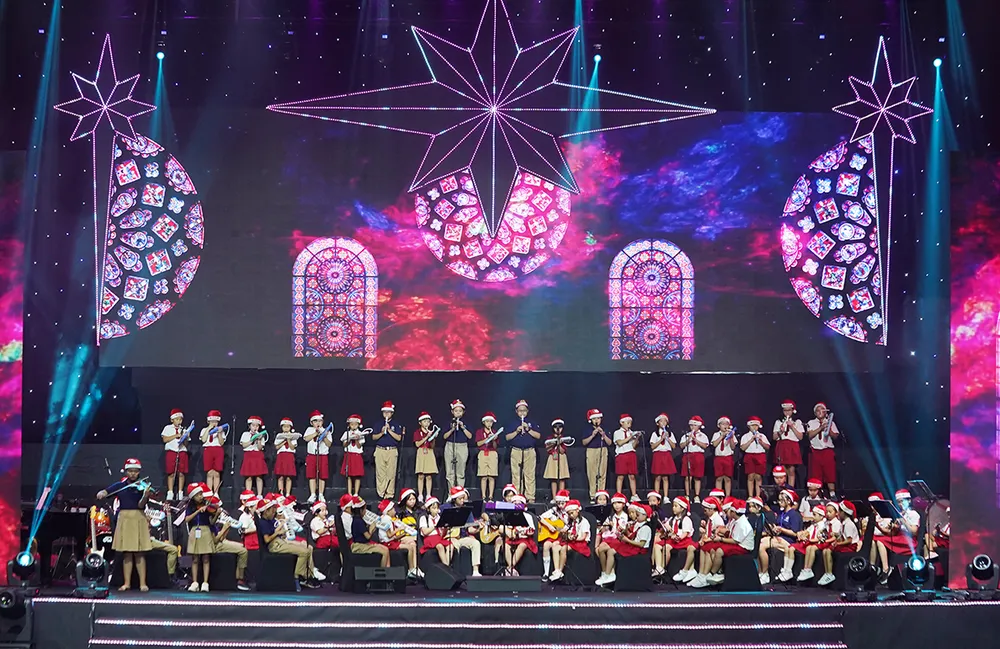 Quang Dũng, Đàm Vĩnh Hưng, Hạ Trâm hát mừng “Giáng sinh 2020 - Ánh sáng Tình yêu” ảnh 8