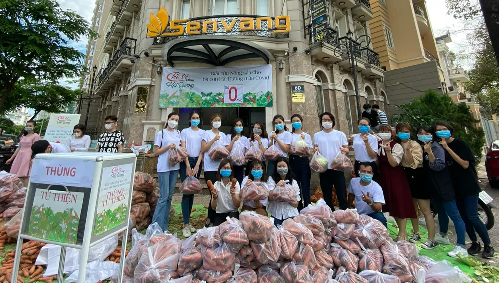 Á hậu Phương Anh, Kiều Loan, Thuý An, Diễm Trang chung tay giải cứu nông sản Hải Dương  ảnh 8