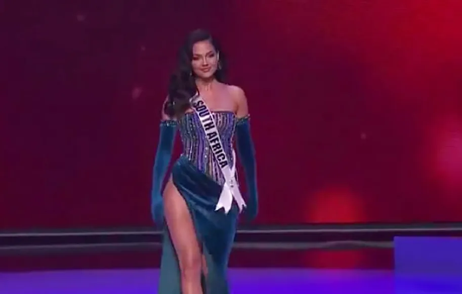 Cận cảnh trang phục dạ hội của Hoa hậu Khánh Vân tại bán kết Miss Universe ảnh 11