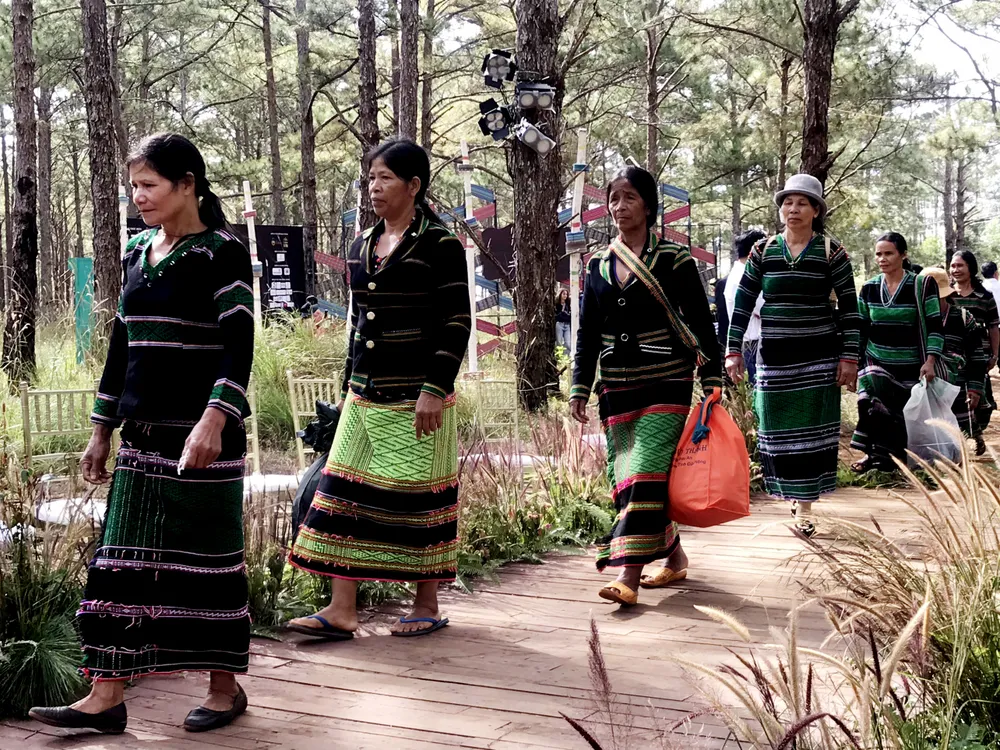 Thổ cẩm Việt vào show thời trang tại Triển lãm Thế giới EXPO 2020 ảnh 3