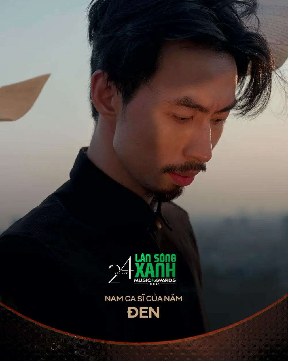 Rapper ​Đen Vâu, Hứa Kim Tuyền “bội thu” Giải thưởng Làn Sóng Xanh 2021 ảnh 6
