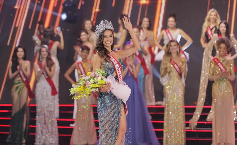 Người đẹp Brazil đoạt ngôi vị Hoa hậu Miss Charm - cuộc thi quốc tế đầu tiên do người Việt tổ chức. Ảnh: BTC