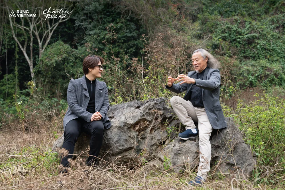 Nghệ sĩ Kitaro cùng Hà Anh Tuấn trồng rừng và chia sẻ về thiên nhiên