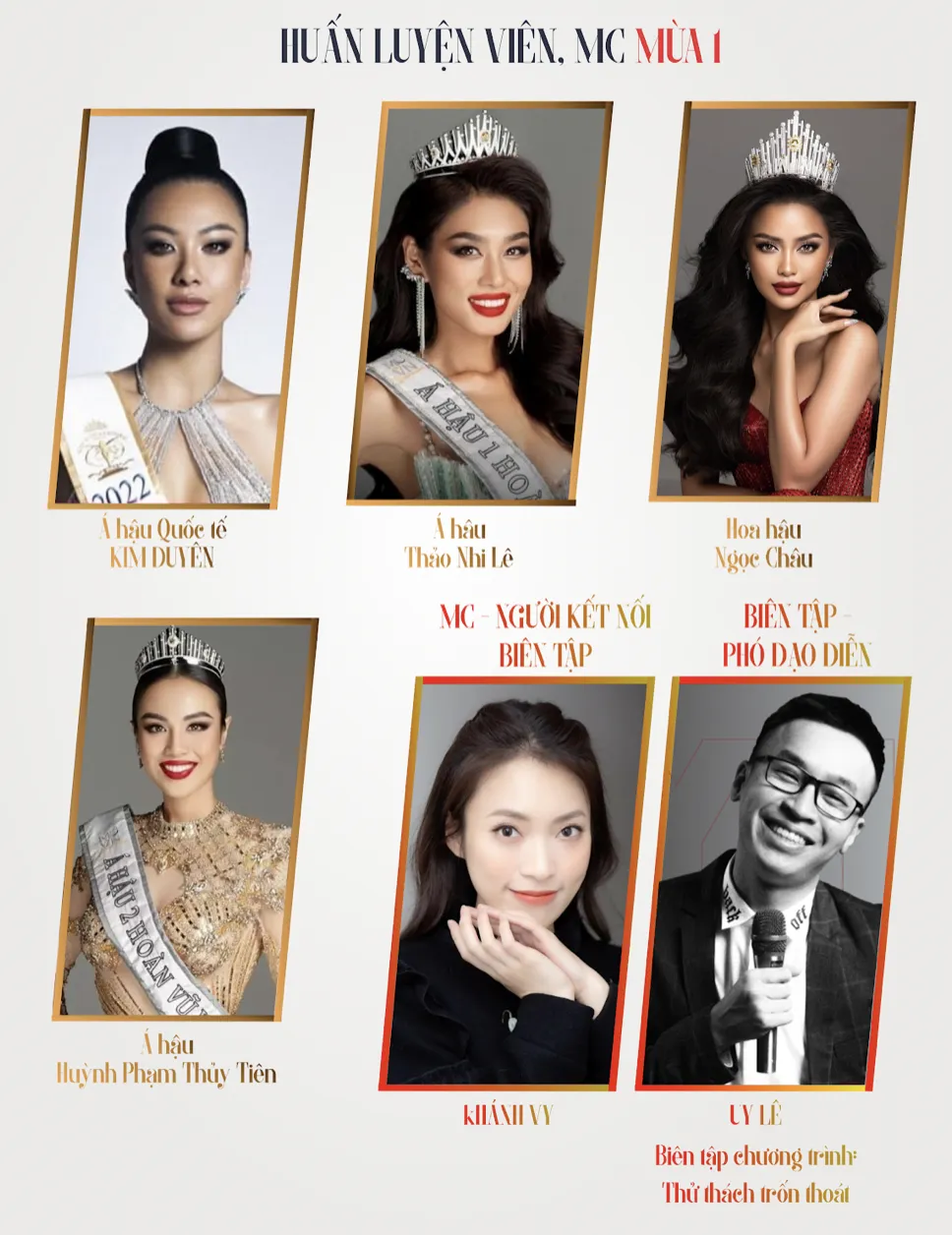 Đồng hành cùng Fashion tour có Hoa hậu Ngọc Châu, Á hậu Thảo Nhi Lê, Á hậu Kim Duyên, Á hậu Huỳnh Phạm Thủy Tiên, MC Khánh Vy, Uy Lê (Sai Gòn Tếu)