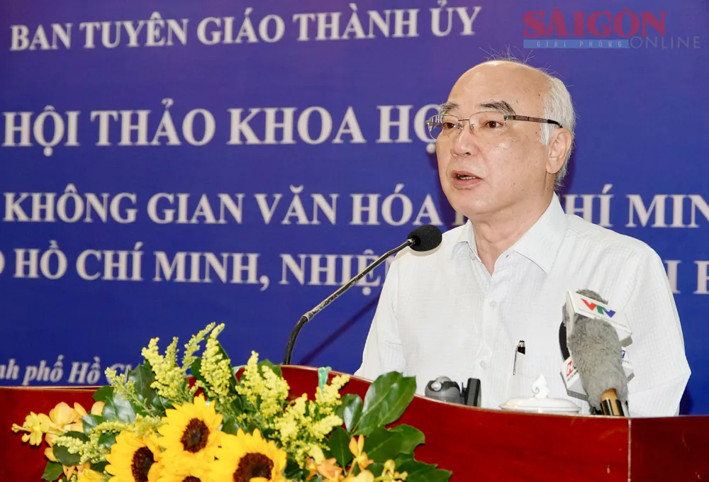 Đồng chí Phan Nguyễn Như Khuê, Ủy viên Ban Thường vụ Thành ủy, Trưởng Ban Tuyên giáo Thành ủy, phát biểu đánh giá kết quả hội thảo. Ảnh: DŨNG PHƯƠNG Đồng chí Phan Nguyễn Như Khuê, Ủy viên Ban Thường vụ Thành ủy, Trưởng Ban Tuyên giáo Thành ủy, phát biểu đánh giá kết quả hội thảo. Ảnh: DŨNG PHƯƠNG