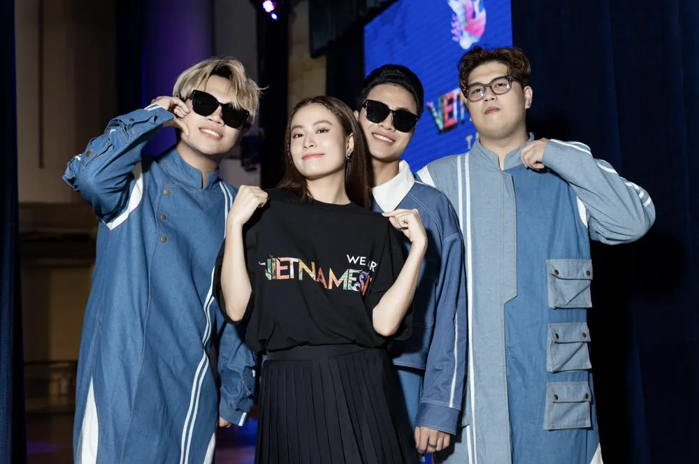 Hoàng Thùy Linh luôn có sự đồng hành của nhóm DTAP. Ảnh: BTC