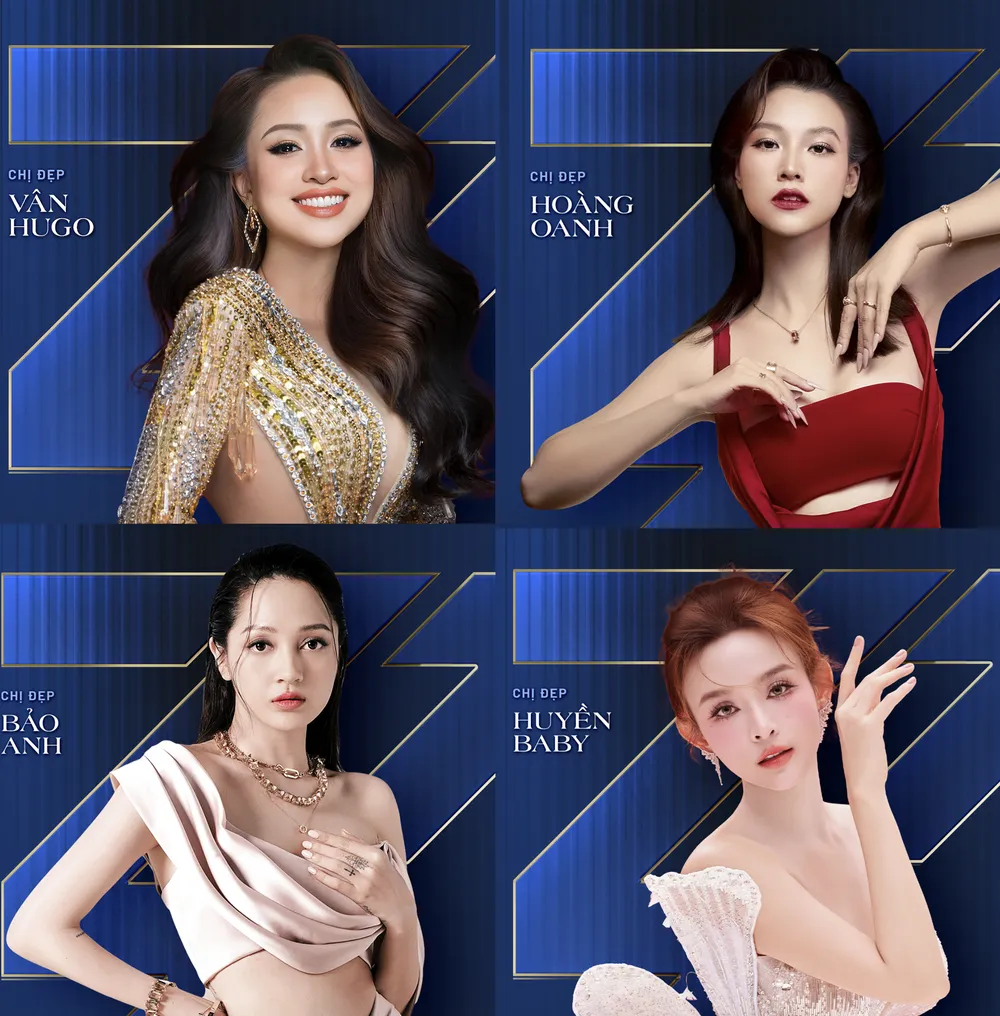 Các nghệ sĩ Vân Hugo, Bảo Anh, Hoàng Oanh, Huyền Baby xác nhận tham gia chương trình