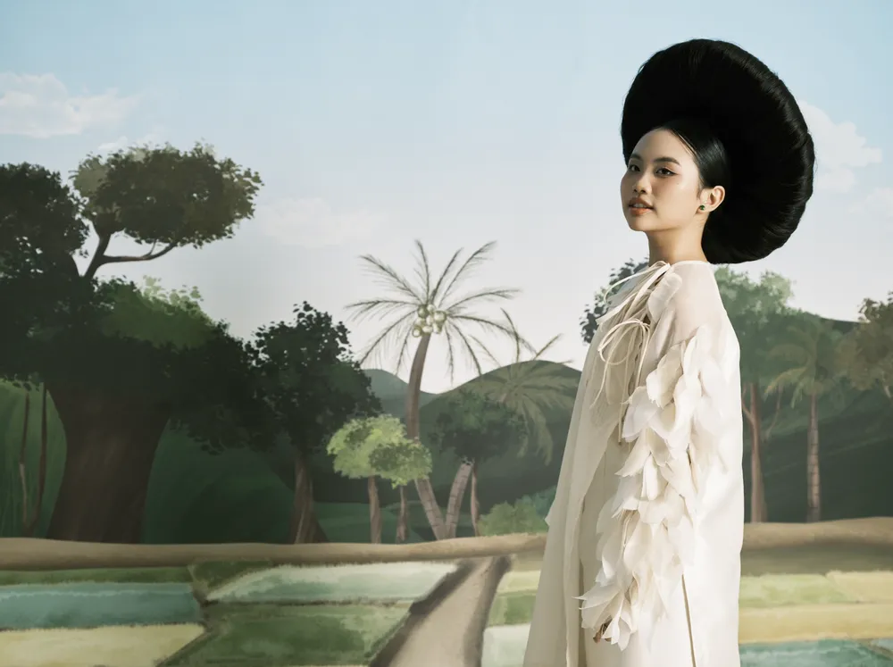 Hình ảnh của Phương Mỹ Chi trong album “Vũ trụ cò bay” Hình ảnh của Phương Mỹ Chi trong album “Vũ trụ cò bay”