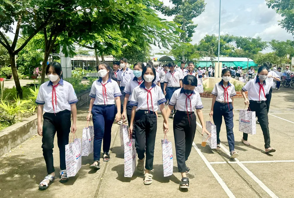 Niềm vui mùa Trung thu. Ảnh: LÊ NHUNG