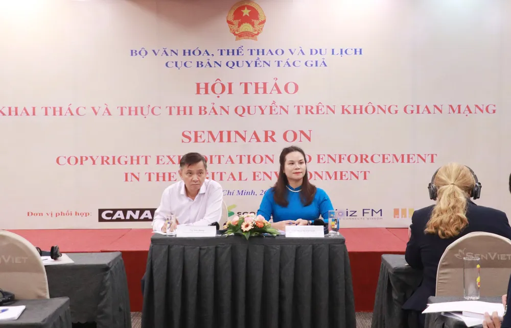 Hội thảo “Khai thác và thực thi bản quyền trên không gian mạng”
