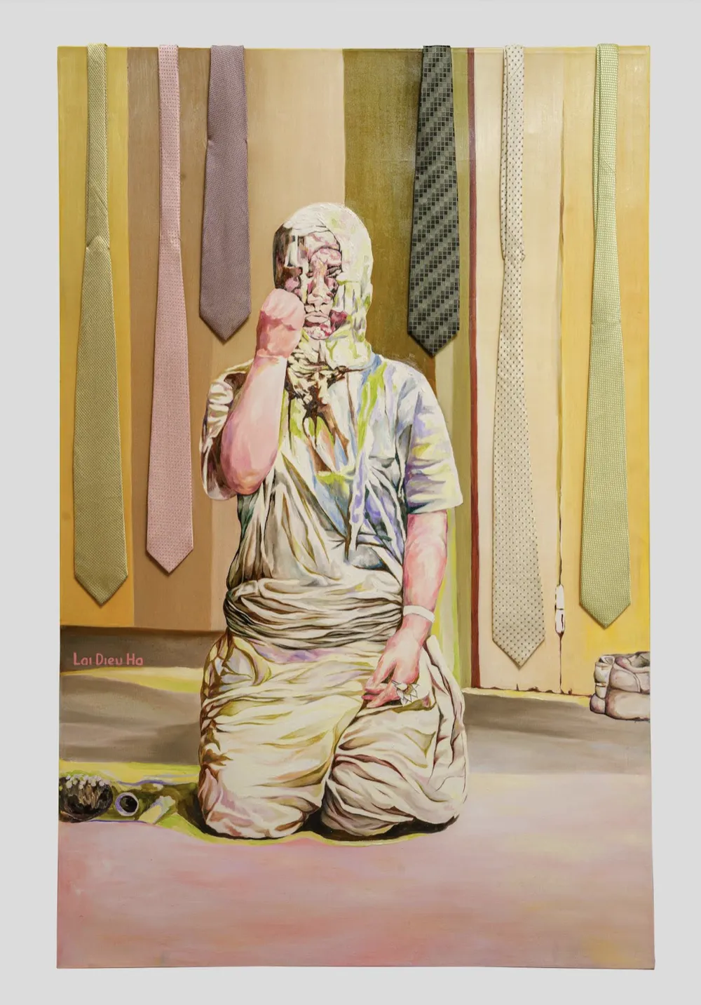 Tác phẩm “Hiện thực chậm lại” của nghệ sĩ Lại Diệu Hà