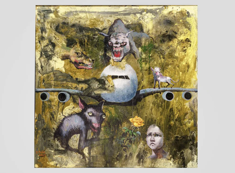 Tác phẩm “Thế giới” của nghệ sĩ Dương Ngọc Tuấn