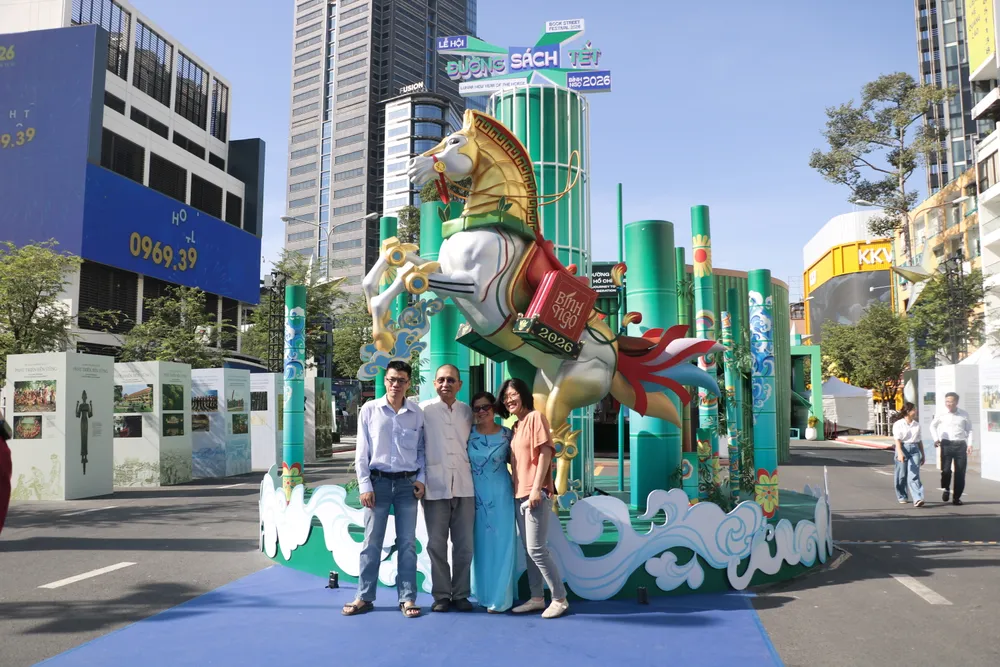 2026年丙午春节书香街。图：小新