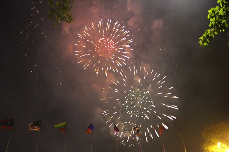 Chiêm ngưỡng màn bắn pháo hoa rực rỡ mừng năm mới Canh Tý 2020 tại TPHCM ảnh 17