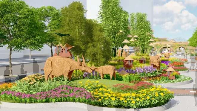 Hơn 130 loài hoa sẽ phục vụ thưởng lãm tại đường hoa Nguyễn Huệ ảnh 1