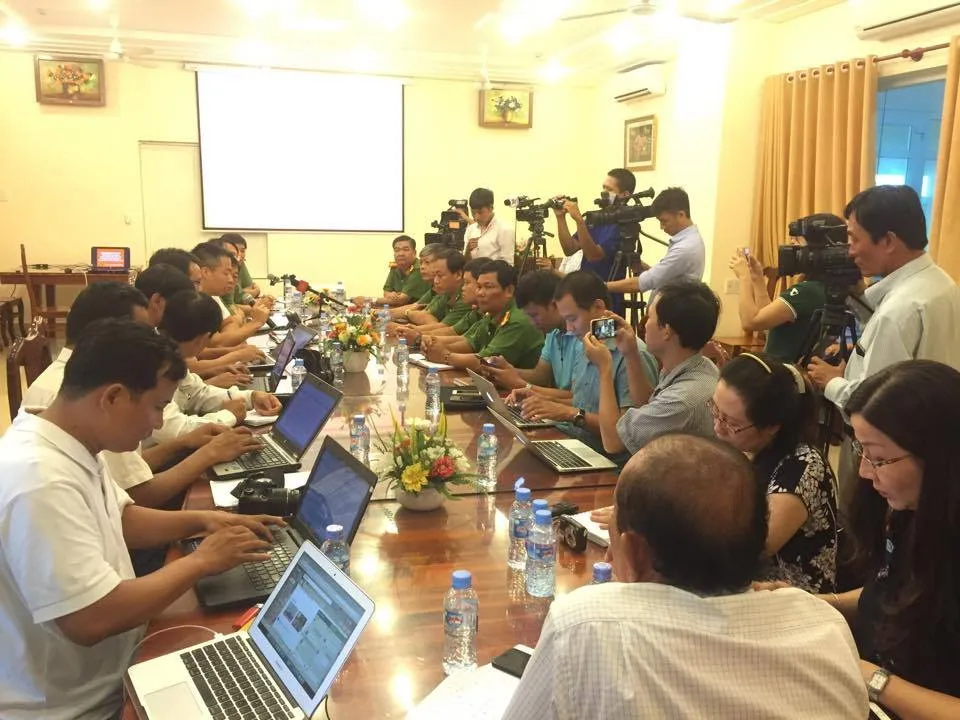 Trà Vinh họp báo thông tin chính thức vụ cướp ngân hàng ảnh 1