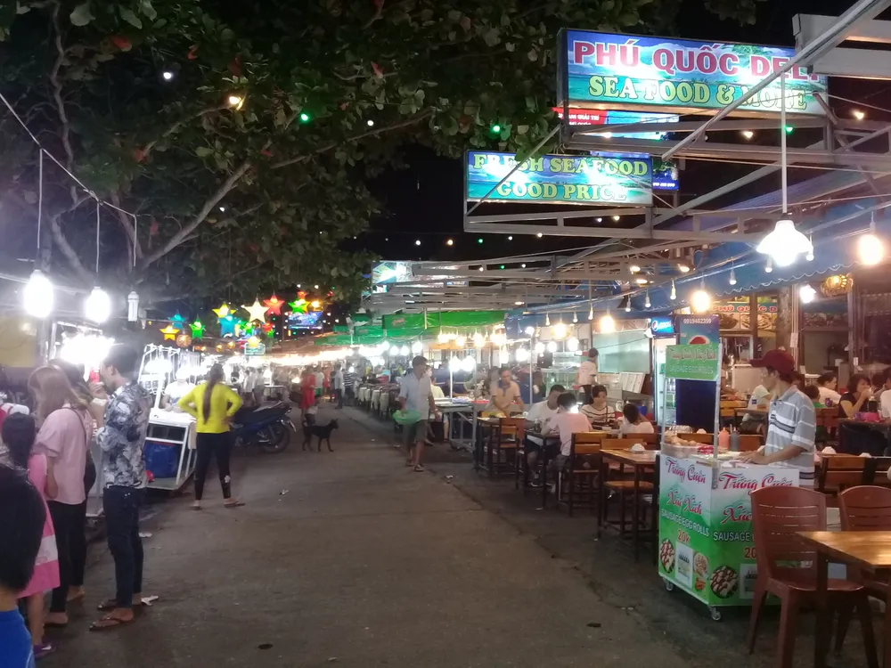 Cháy chợ đêm Phú Quốc - Kiên Giang ảnh 1