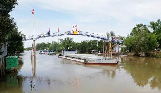   Khánh thành cây cầu mới ở vùng hạn mặn Kiên Giang