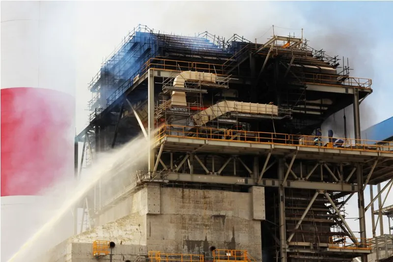 Cháy lớn ở Nhà máy Nhiệt điện Duyên Hải  3 ảnh 3