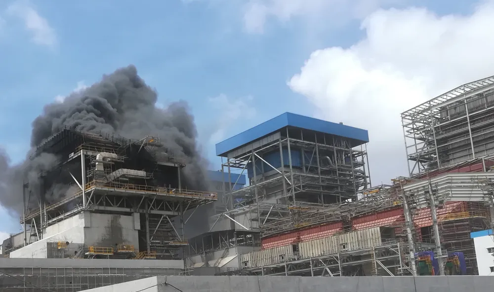 Cháy lớn ở Nhà máy Nhiệt điện Duyên Hải  3 ảnh 1