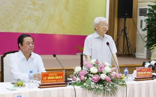 Tổng Bí thư Nguyễn Phú Trọng khen ngợi mô hình “Hội quán” của Đồng Tháp  ảnh 1