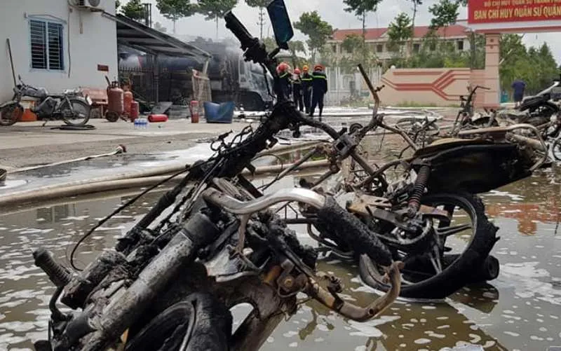 Hiện trường vụ cháy