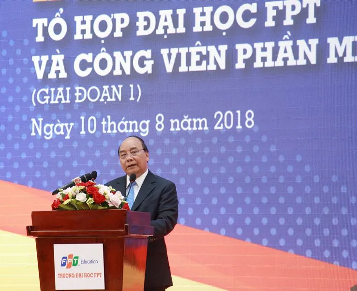 Thủ tướng Nguyễn Xuân Phúc dự khánh thành Tổ hợp Đại học FPT Cần Thơ ảnh 3