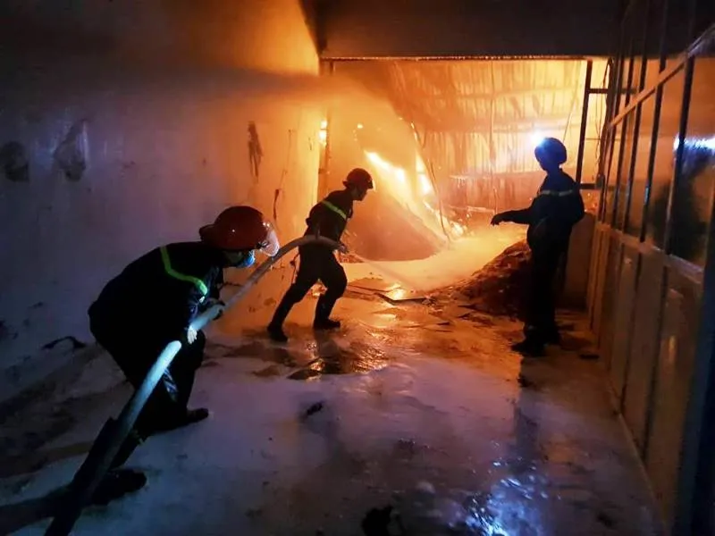 Đã khống chế vụ hỏa hoạn lớn trong đêm tại KCN Trà Nóc 1, TP Cần Thơ ảnh 3