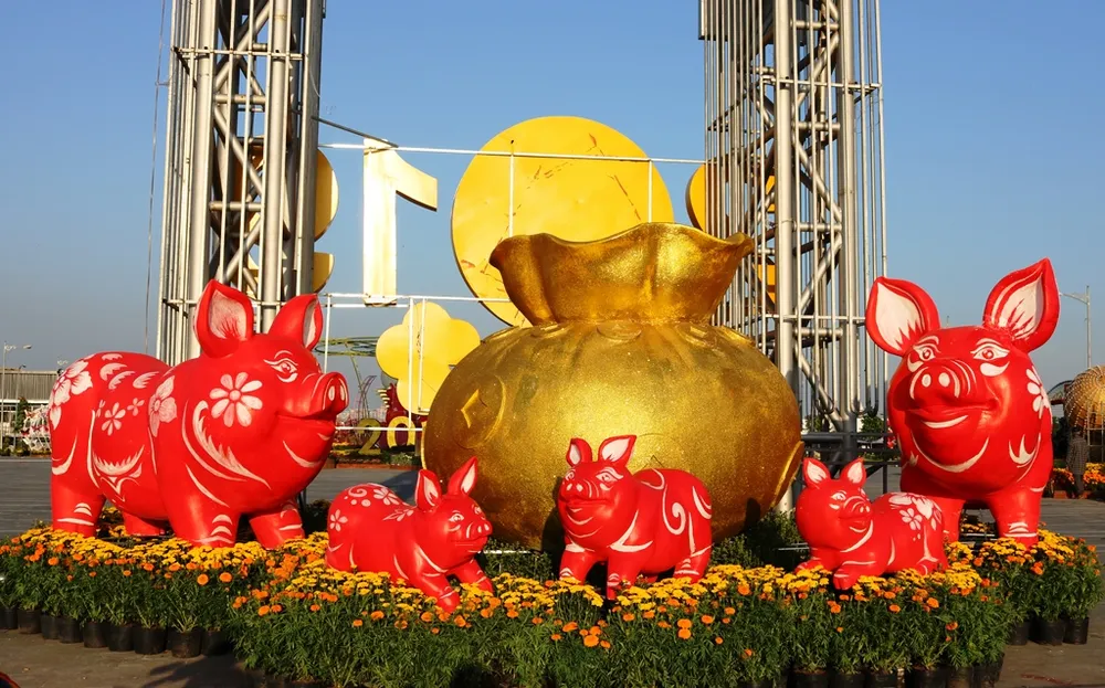 Chiêm ngưỡng đường hoa xuân hàng chục tỷ đồng ở phố biển Rạch Giá ảnh 7