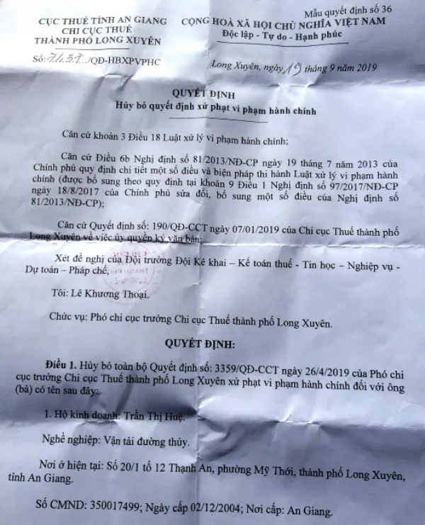 Bức xúc cán bộ thuế  "kiếm chuyện" trước xử phạt, sau mượn tiền ảnh 2