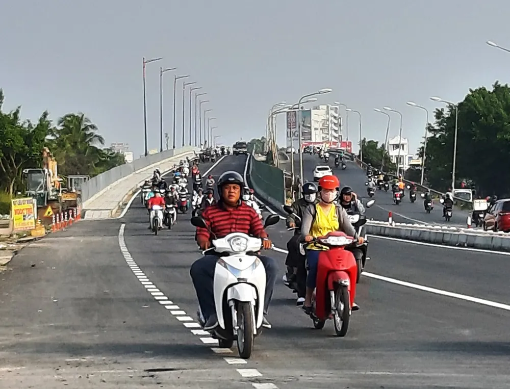 Sáng nay 18-1, thông xe cầu Quang Trung mới ở Cần Thơ  ảnh 2