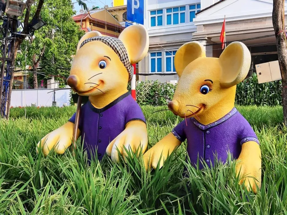 Rực rỡ những đường hoa xuân phục vụ Tết Canh Tý ở ĐBSCL ảnh 10