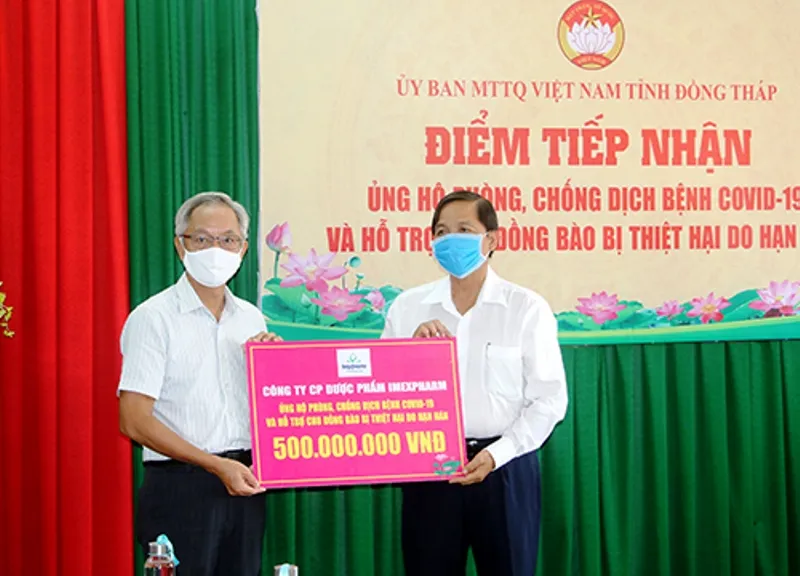 Hàng tỷ đồng ủng hộ Quỹ phòng chống dịch bệnh Covid-19 ở Đồng Tháp ảnh 1