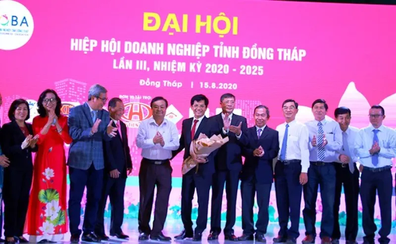 Ông Hồ Chí Dũng được bầu làm Chủ tịch Hiệp hội Doanh nghiệp tỉnh Đồng Tháp  ảnh 1