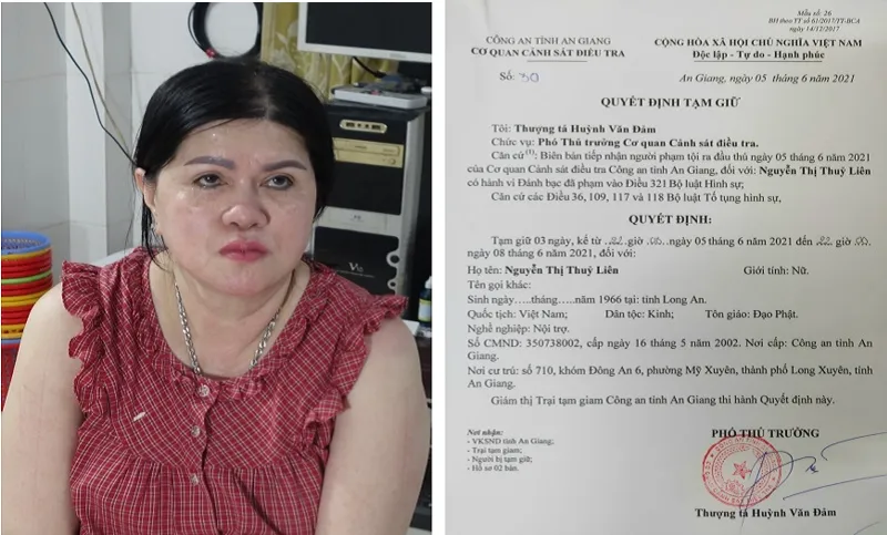 Tạm giữ hình sự 7 đối tượng liên quan đường dây đánh bạc “khủng” ở An Giang ảnh 1