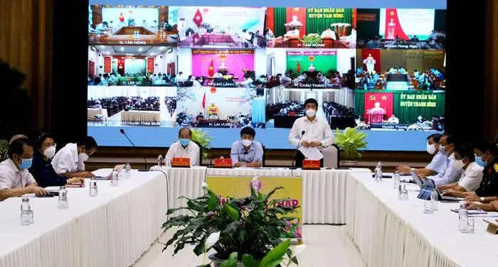 Đồng Tháp giãn cách xã hội theo Chỉ thị 16  ảnh 1