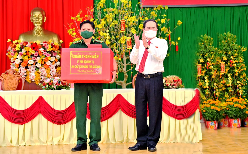 Phó Chủ tịch Thường trực Quốc hội Trần Thanh Mẫn thăm, chúc tết ở Kiên Giang ảnh 1